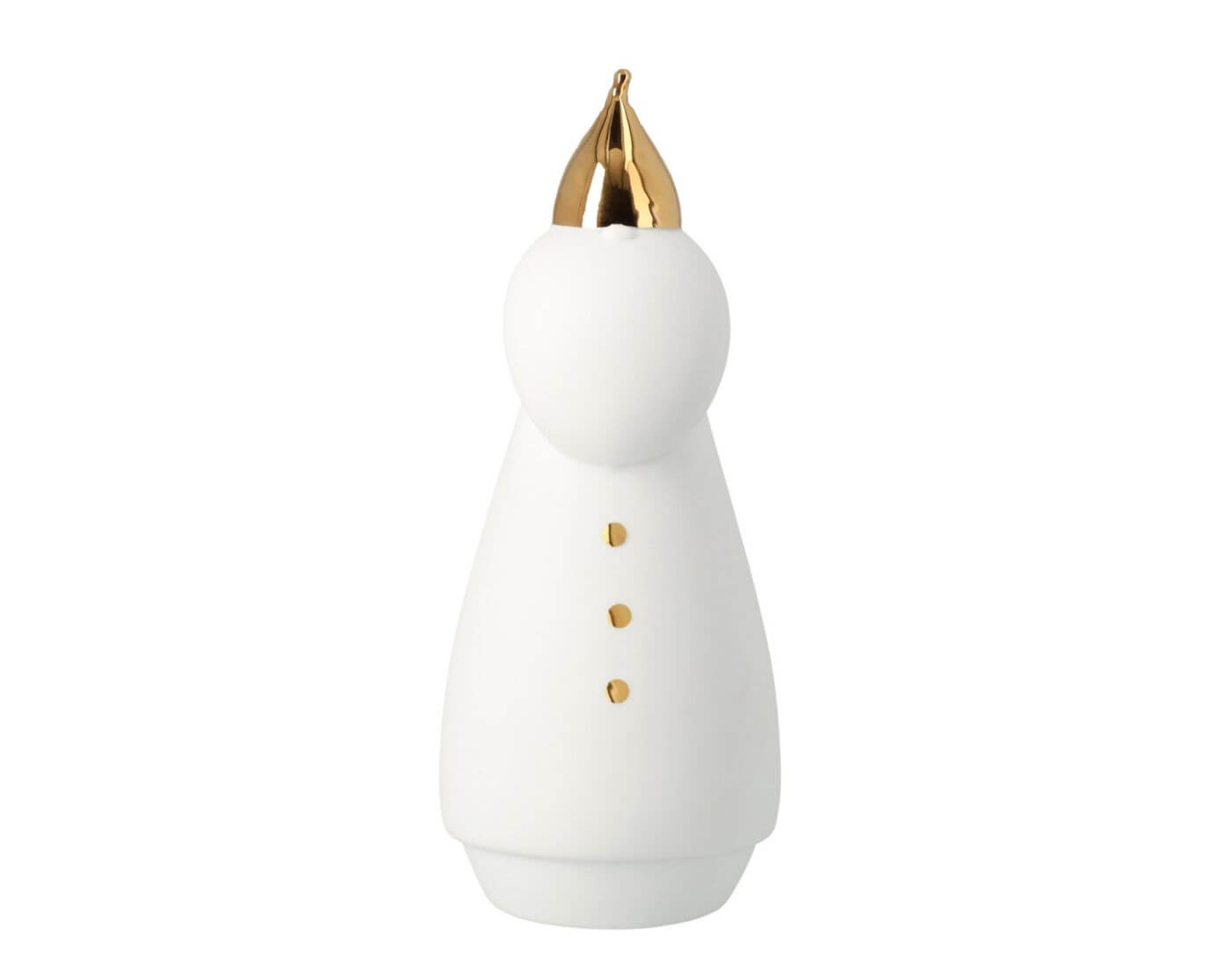 Porzellangeschichten. Santa. LED-Figur - Santa im Mantel