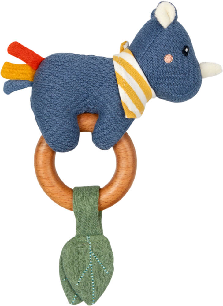 Holz-Ringrassel Nashorn - Little Wonder
