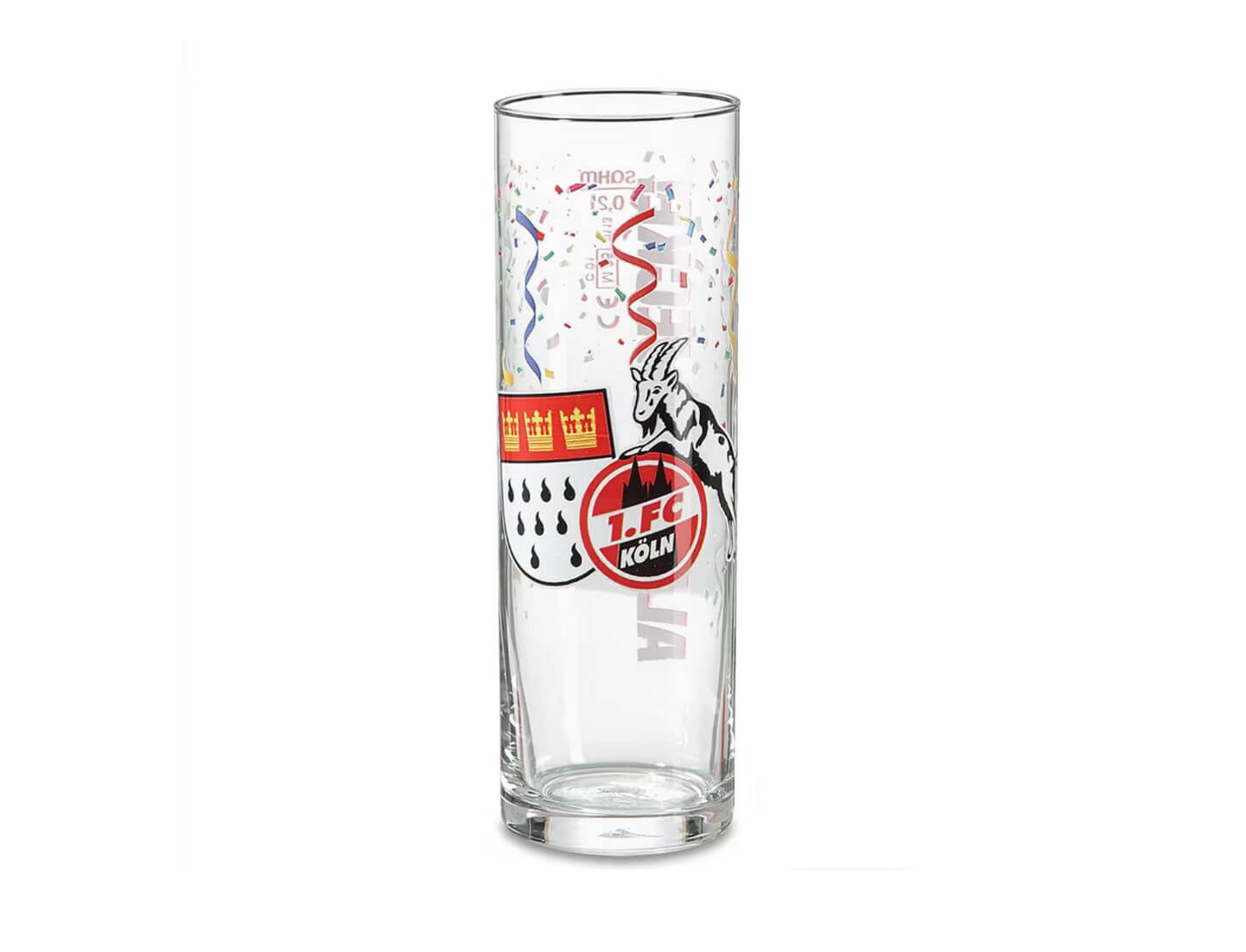 KÖLSCHGLAS "ALAAF IHR JECKE!"