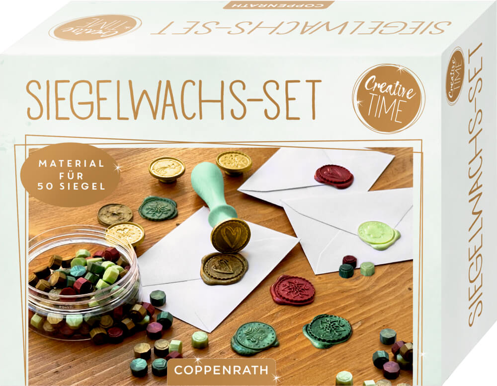 Siegelwachs-Set: Creative Time