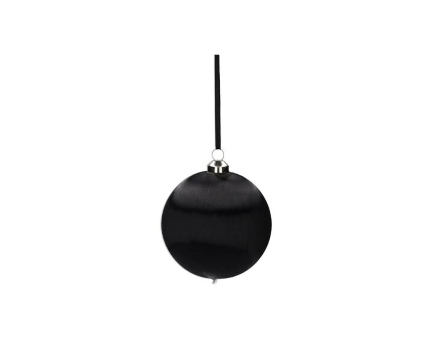 Chinois, Weihnachtskugel, 8cm, schwarz