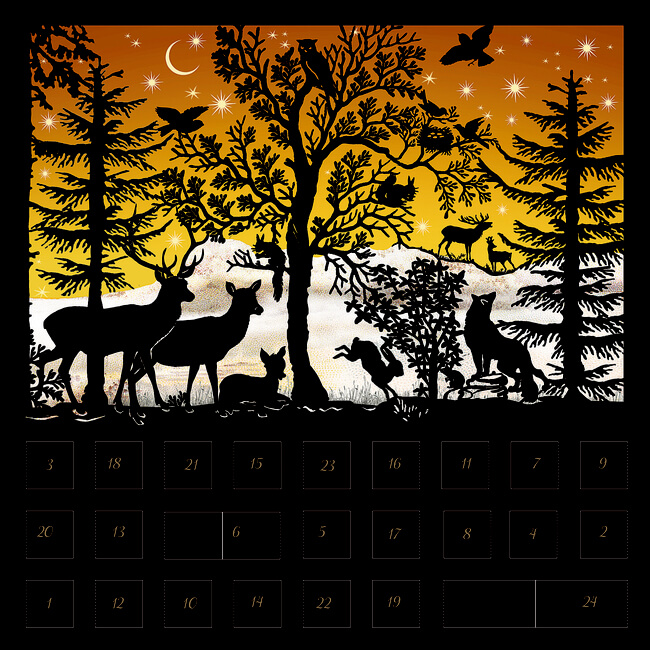 4050003718118_4 Stille Nacht, Mini-Adventskalender (einzeln) (Barbara Behr)