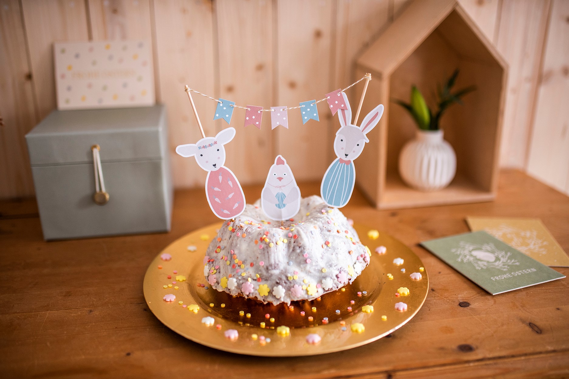 5509_Cake_Topper_Ostern Cake Topper Kuchendekoration Ostern