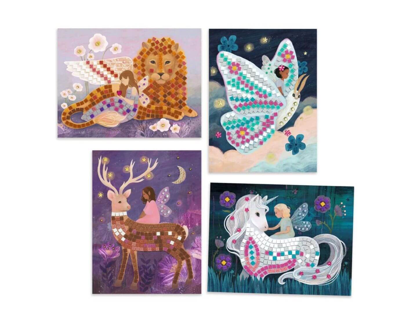 djeco-mosaik-einhorn-1-1 Mosaik Glitzer: Die verzauberte Welt