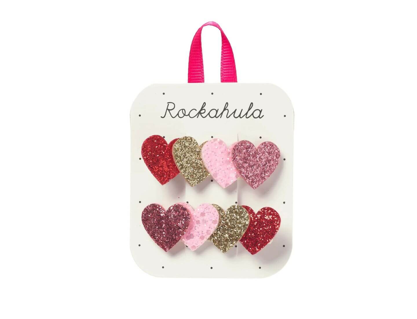 Haarclips - Sweetheart Glitzer-Haarspangen