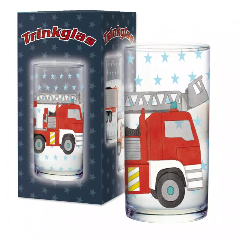 Trinkglas Feuerwehr