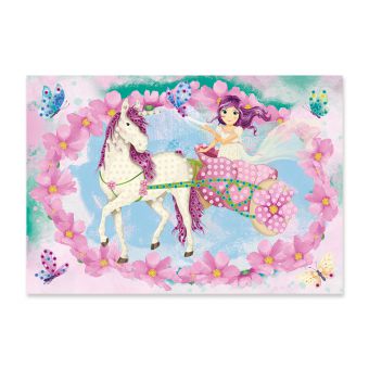 Diamantbilder Einhorn und Elfe