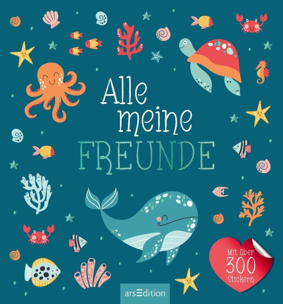 Alle meine Freunde – Meer - Mit über 300 Stickern