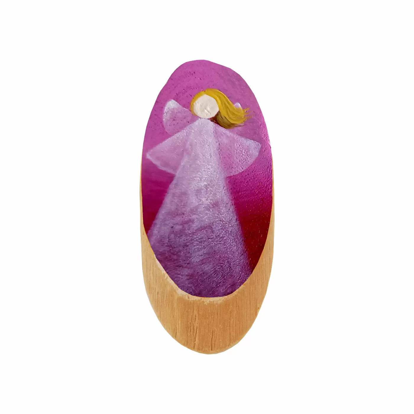 Holz - Handschmeichler ENGEL rosa