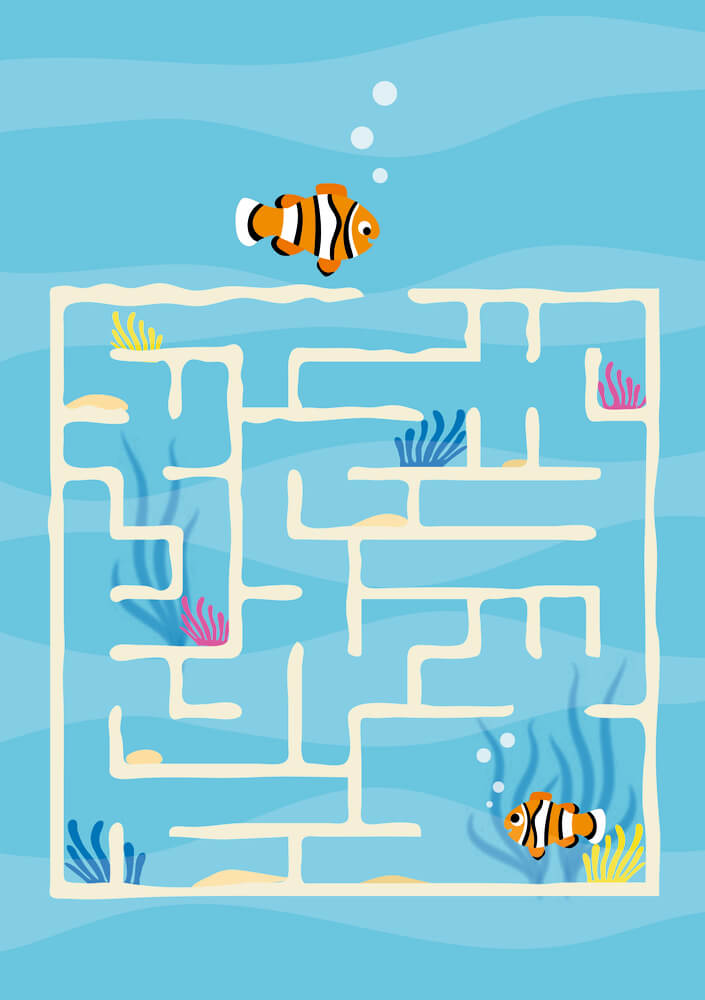 Mein kunterbunter Kindergartenblock: Rätsel ohne Text (Wilde Tiere)