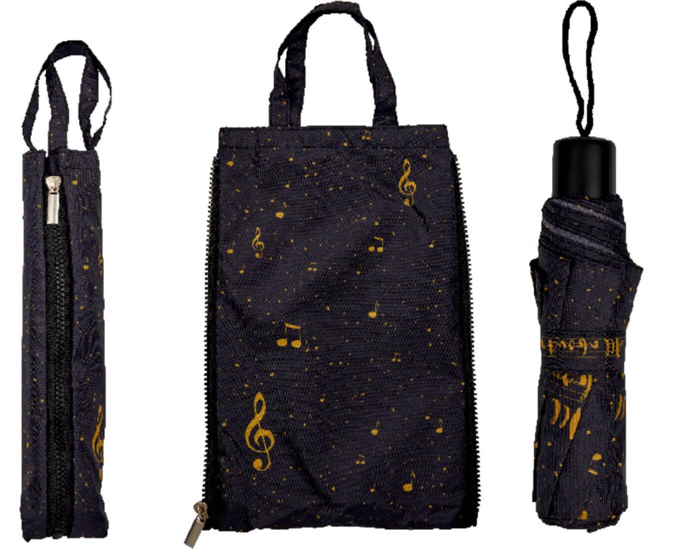 Taschenschirm & Duo Bag - All about music