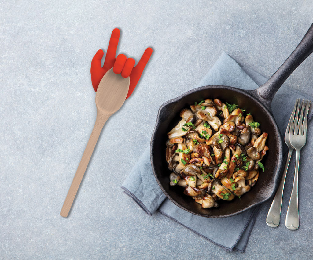 Rockhand - Löffelhalter und Topfwächter Rockhand - Löffelhalter und Topfwächter