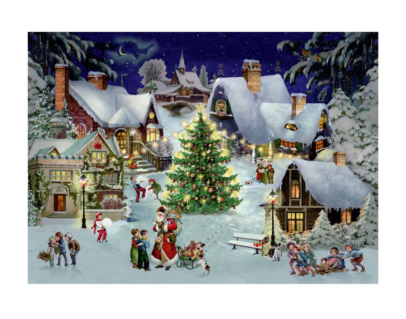 Puzzle: Weihnachten im Dorf - Barbara Behr (1000 T.) Puzzle: Weihnachten im Dorf - Barbara Behr (1000 T.)
