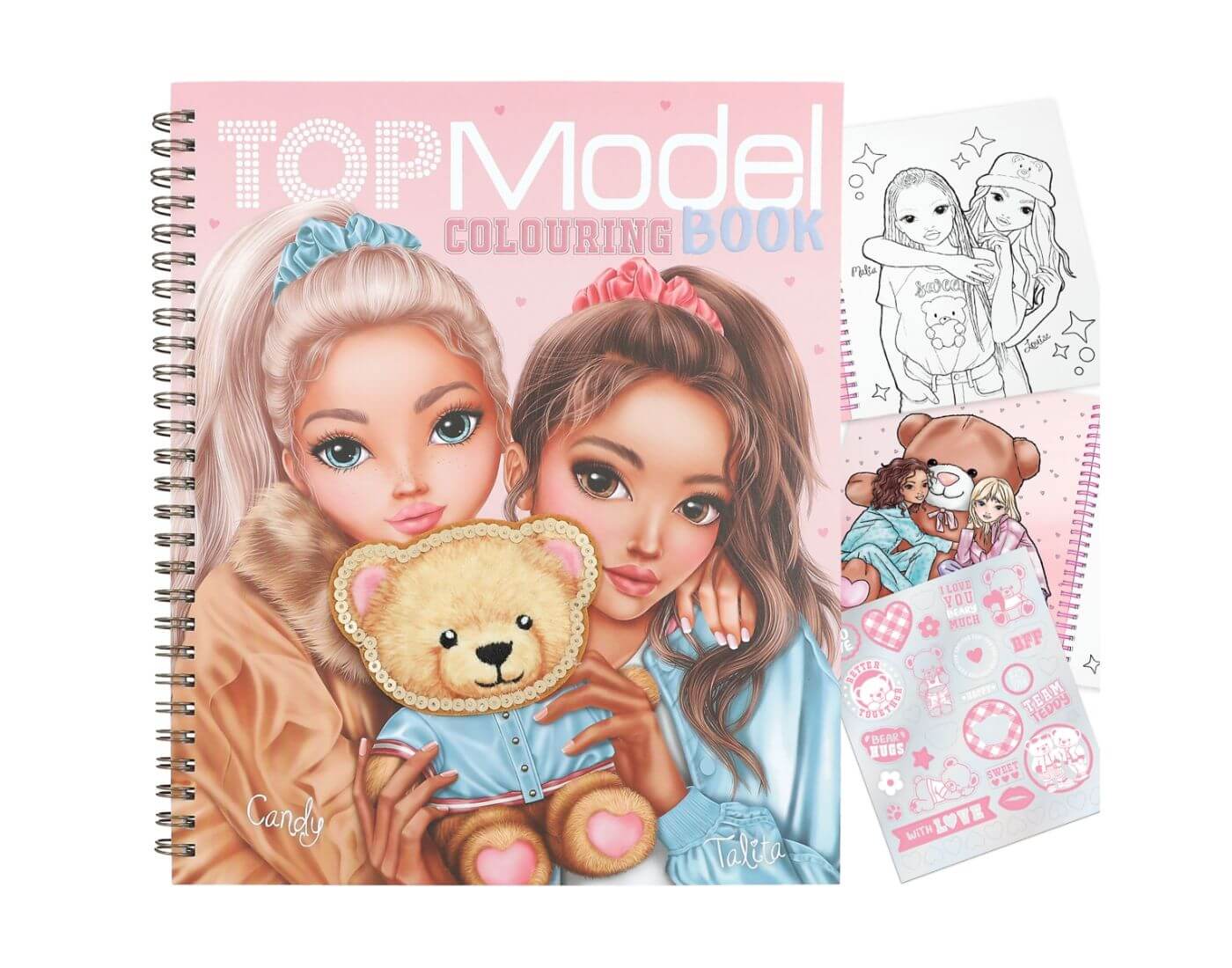 TOPModel Malbuch TEAM TEDDY