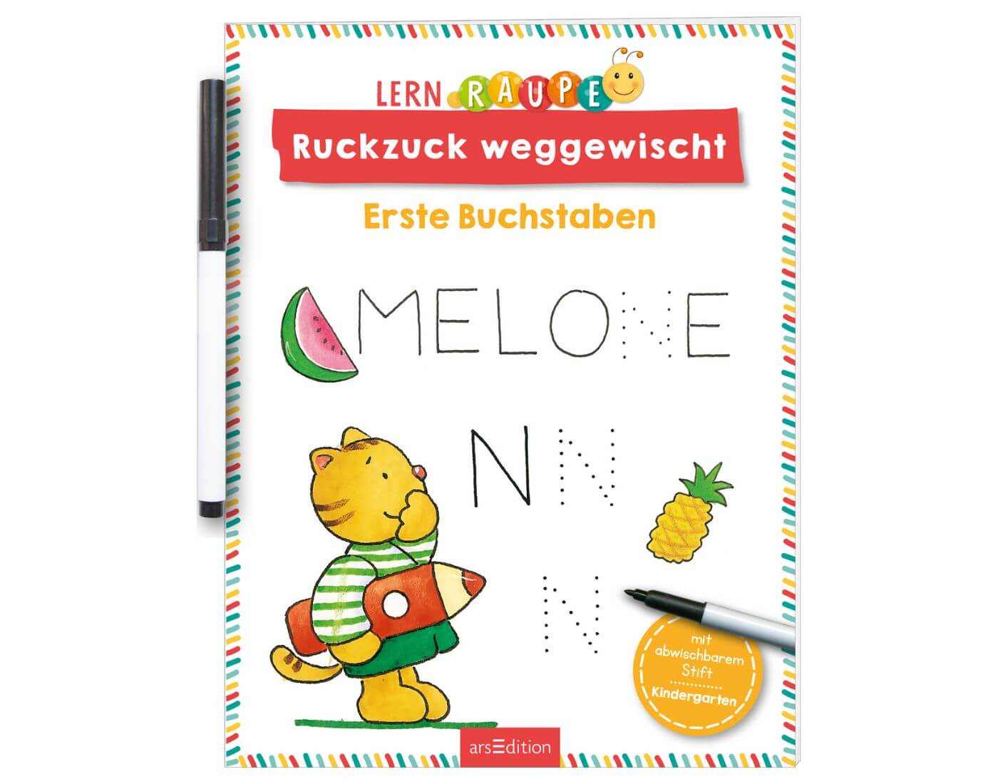 Lernraupe – Ruckzuck weggewischt! Erste Buchstaben Lernraupe – Ruckzuck weggewischt! Erste Buchstaben