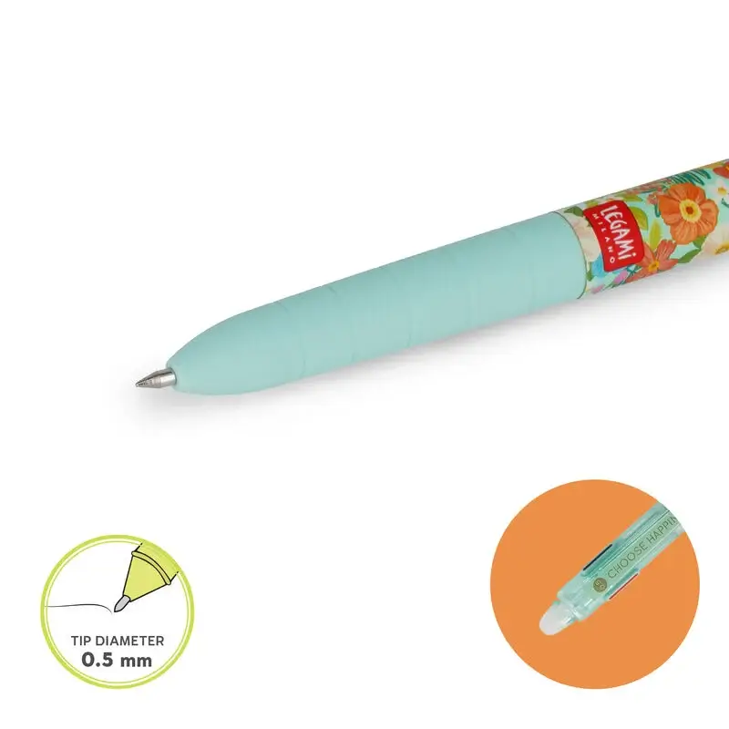 TEP0002_2 Löschbarer Gelstift in 3 Farben - Choose Happiness