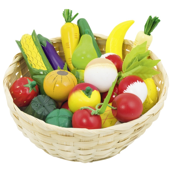 Obst und Gemüse im Korb