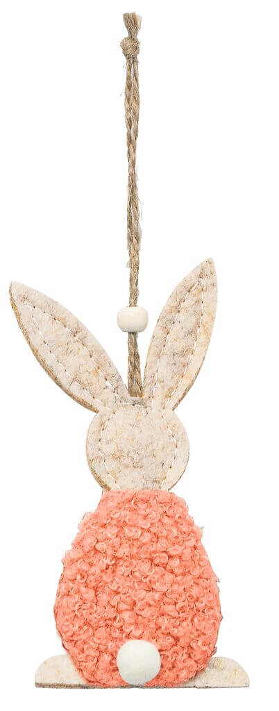 Anhänger Kuschelhase einzeln (versch. Farben)