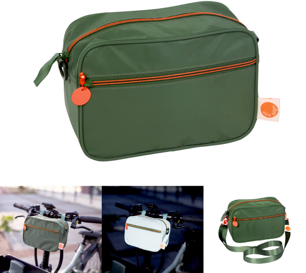 Lenkertasche Grün - shine bright