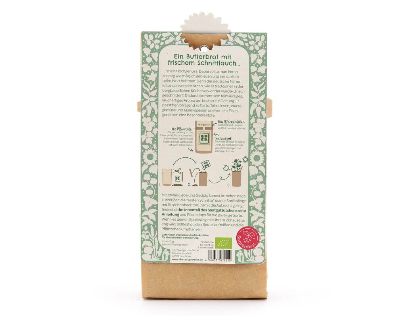 Minigarten - Schnittlauch - BIO