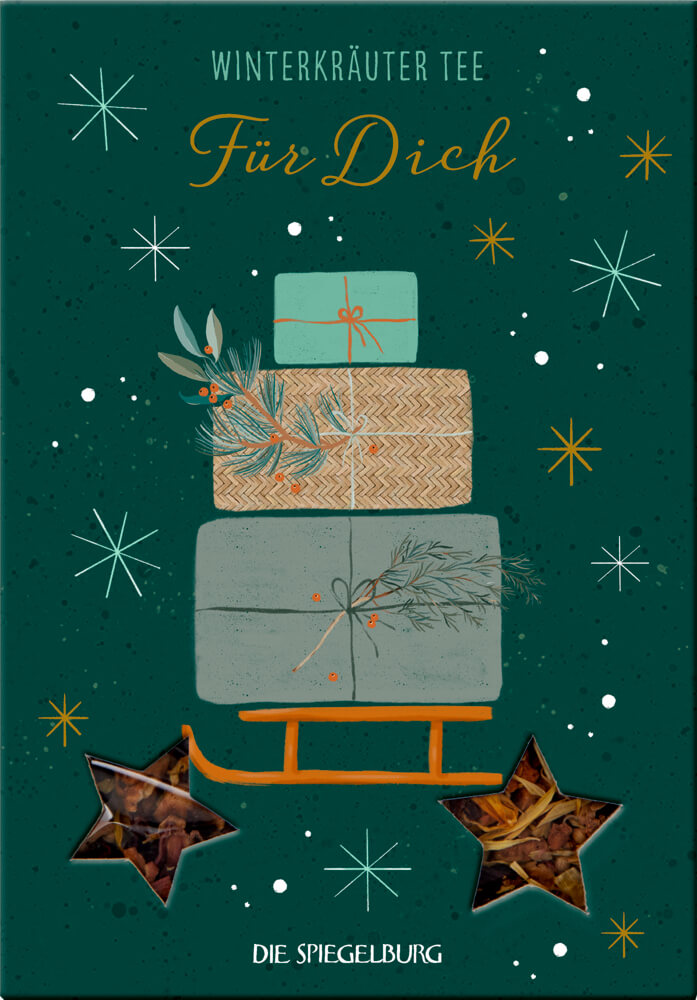 Grußkarte mit Tee - Cozy Christmas (einzeln)