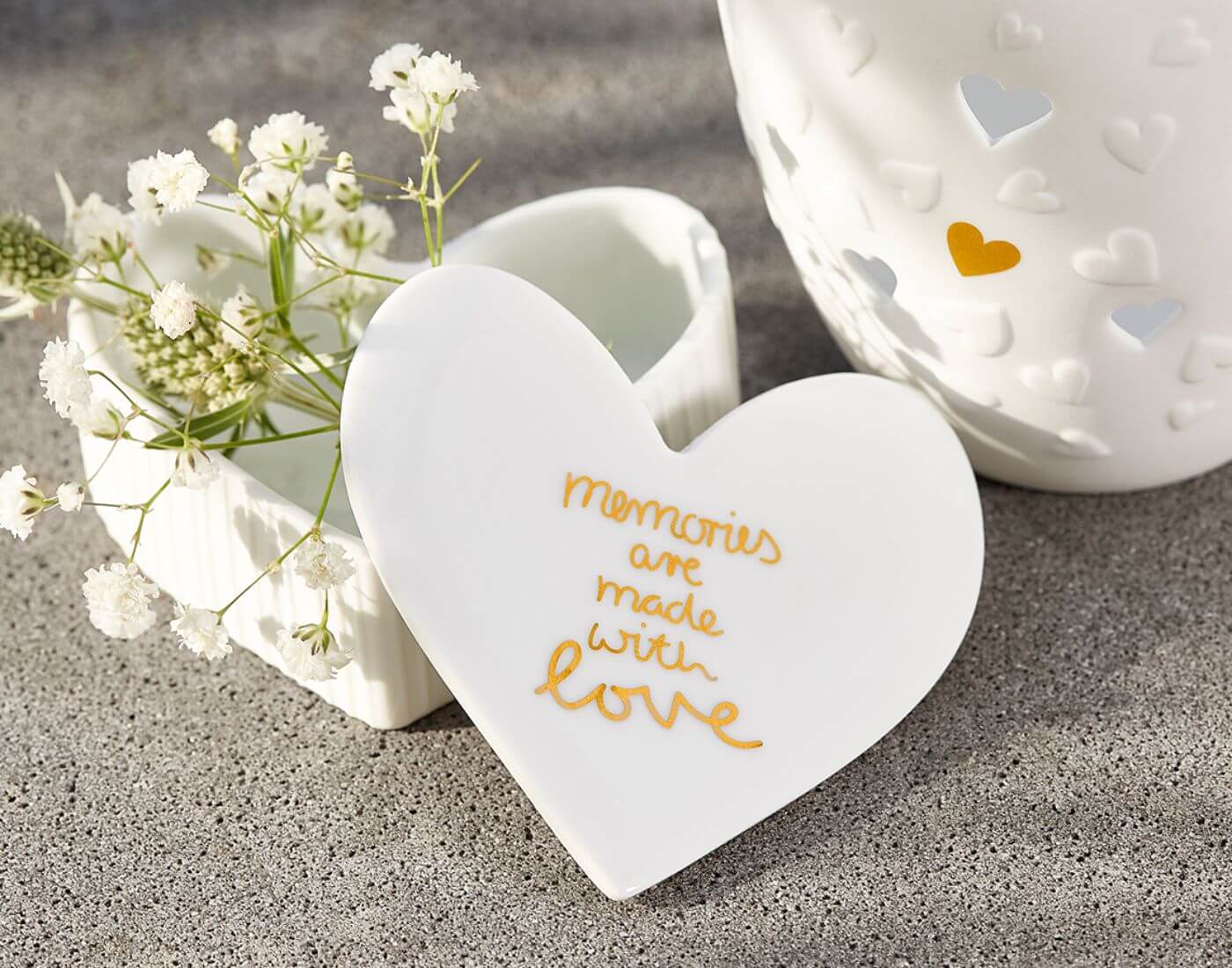 Hochzeit. Herzdose - Memories made with Love