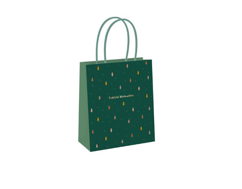 geschenktuete-weihnachten-gruen-1 Geschenktüte groß Weihnachten Fröhliche Weihnachten