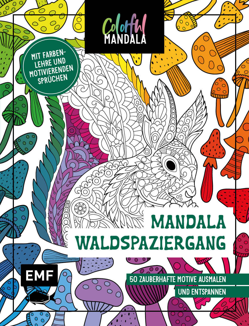 Colorful Mandala Waldspaziergang