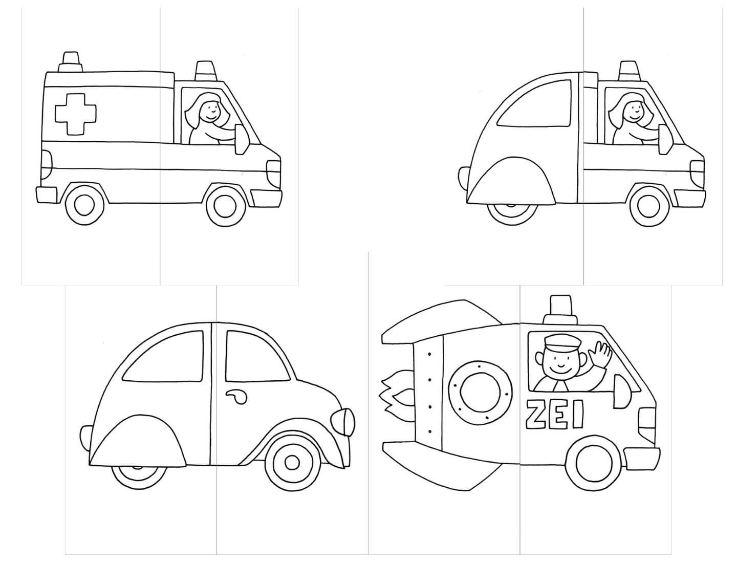 Mein erster Klipp-Klapp-Malspaß: 400 mögliche Fahrzeuge (Mini-Künstler)