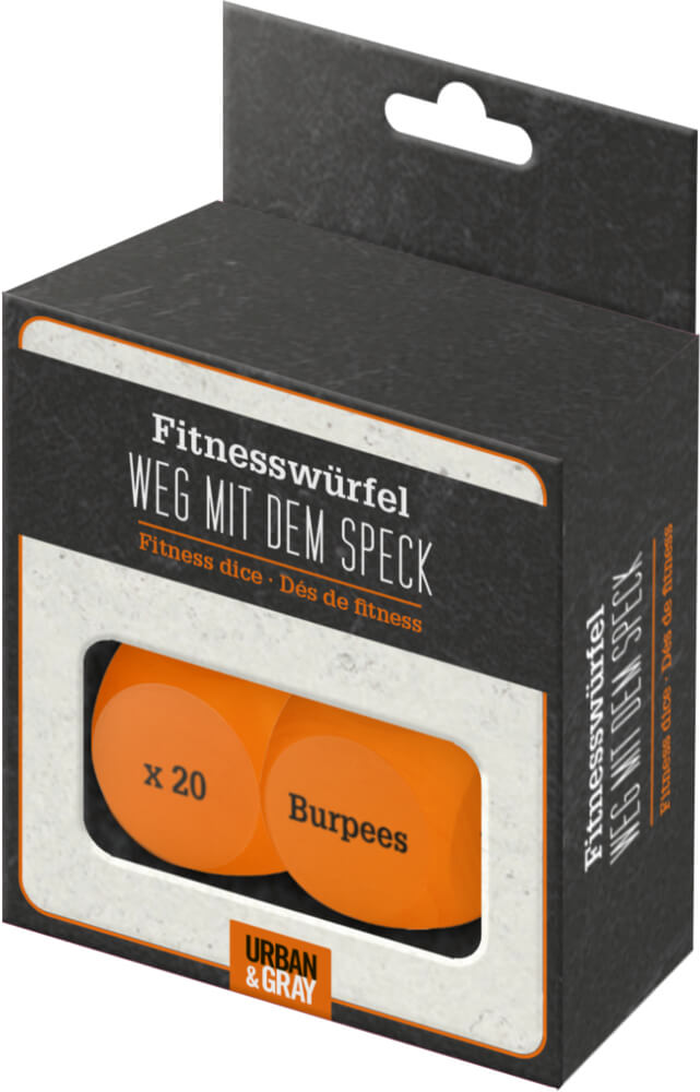 4029753183286-1 Fitnesswürfel WEG MIT DEM SPECK - Urban&Gray