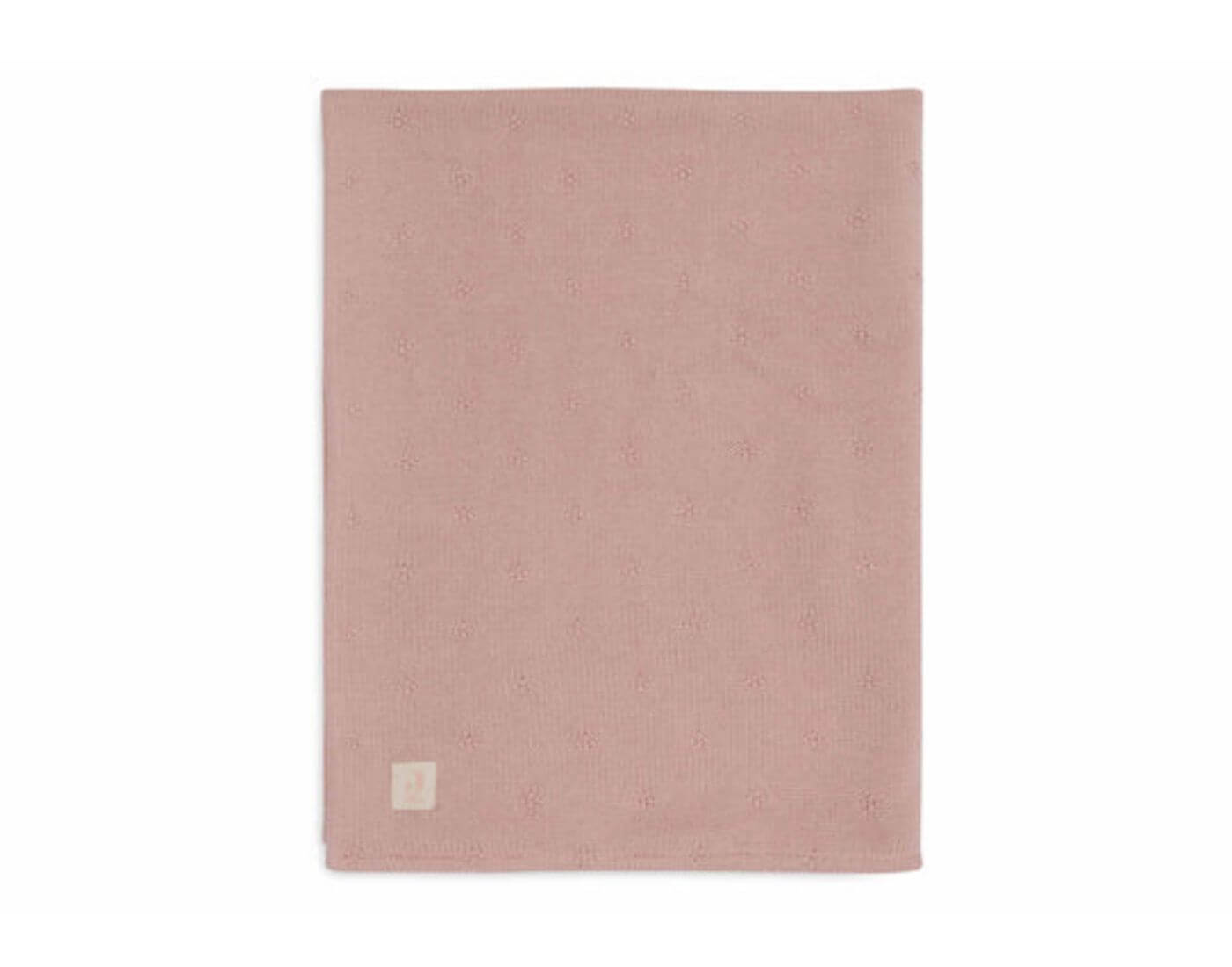 Decke Wiege 75x100cm Cosy Knit - Wild Rose/Velvet