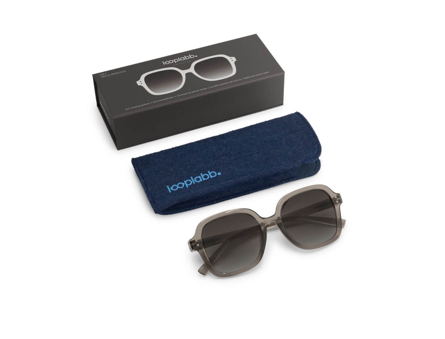 Sonnen-/ Lesebrille COLETTE Sun - Crystal Black +0.0