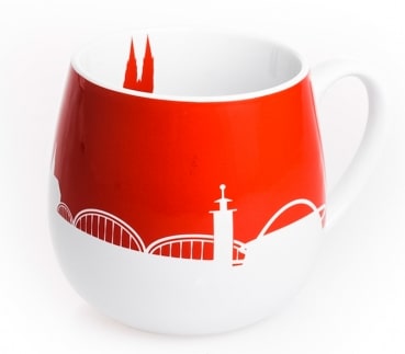 Kuschelbecher "Kölner Skyline"