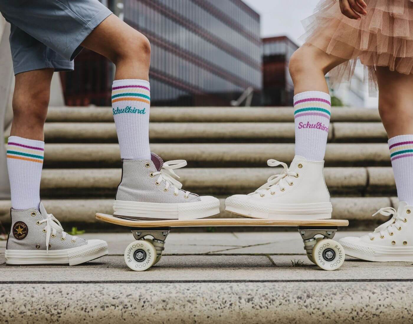 Socken - Schulkind | petrol/grün Größe 35-38