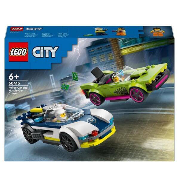 38539485-3-2-5702017583679-h-1 LEGO® City 60415 Verfolgungsjagd mit Polizeiauto und Muscle Car