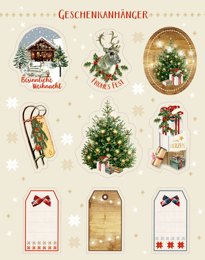 Geschenkpapier-Buch - Schöner schenken (Lichterhelle Weihnachtszeit)