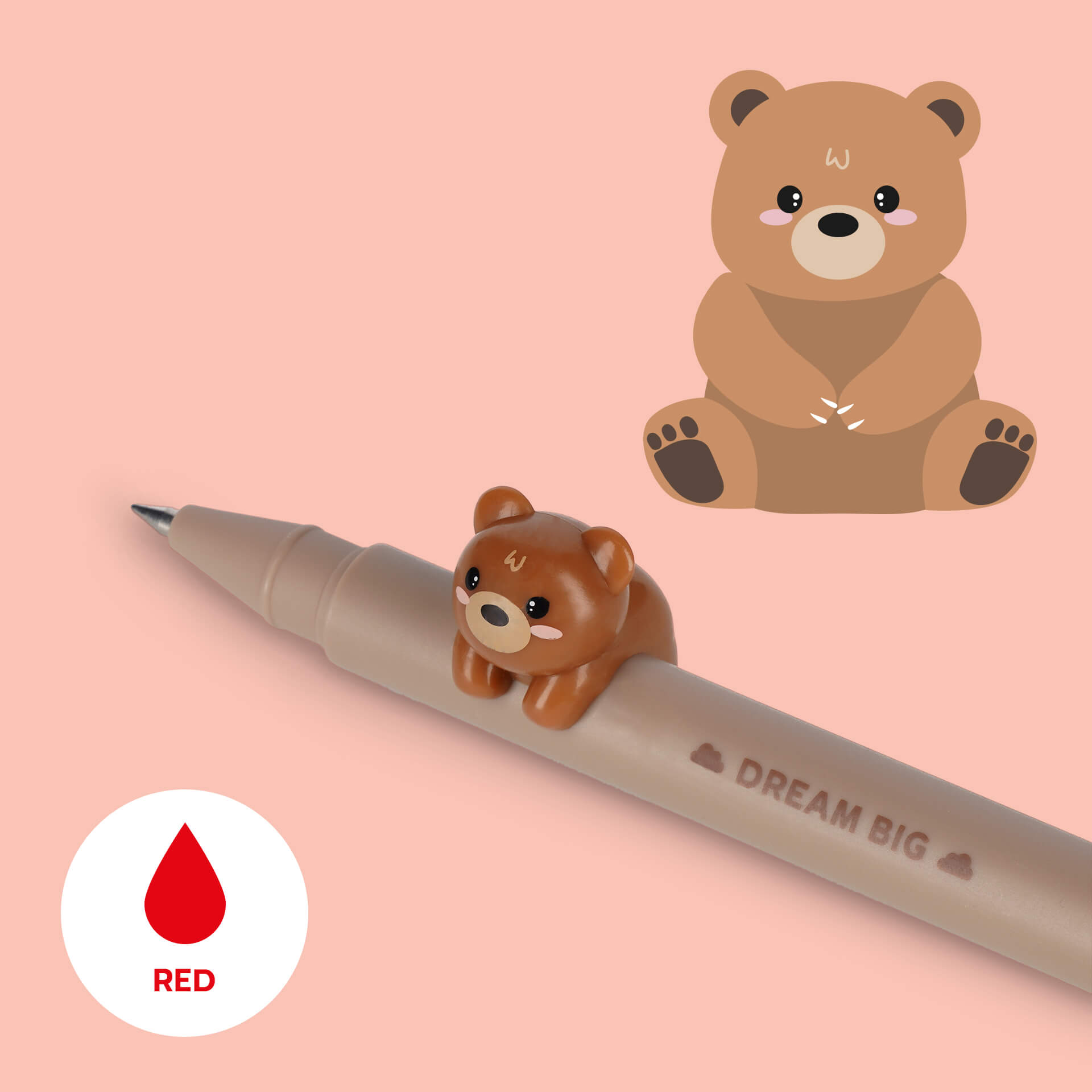baer-2j1ZJITkmWF2k0 Legami Gel Pen - Lovely Friends - Bär