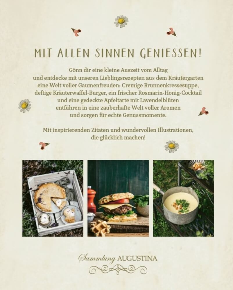 Nimm dir Zeit und genieße den Augenblick - AUGUSTINA