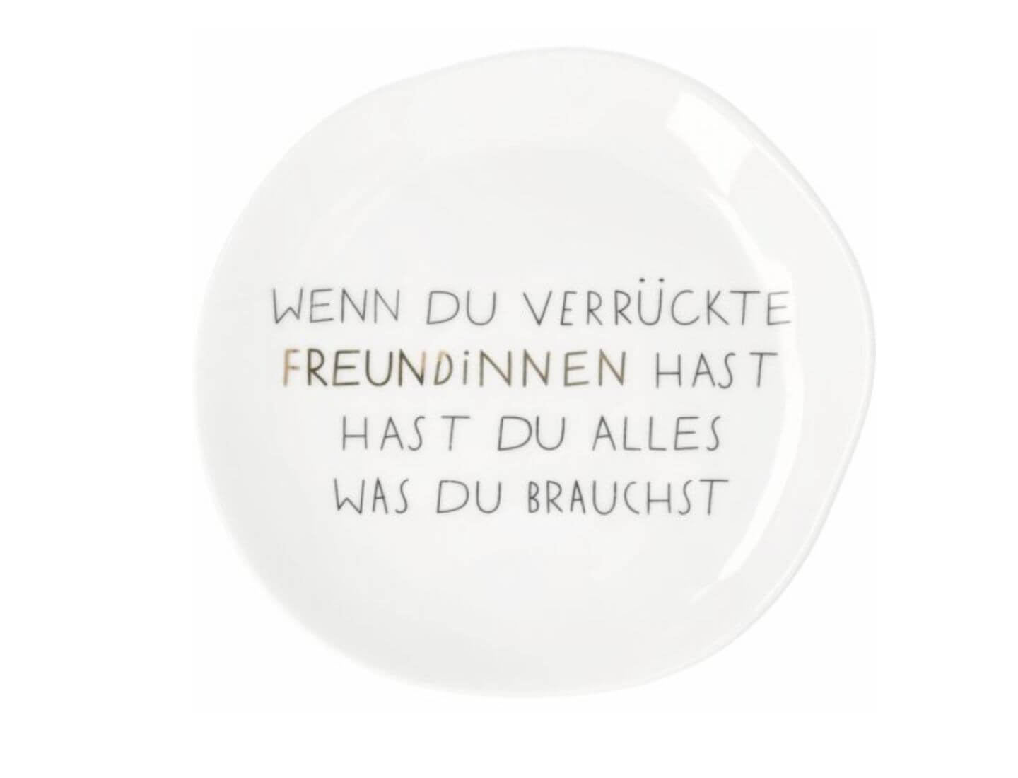 Kleiner Teller Verrückte Freundinnen