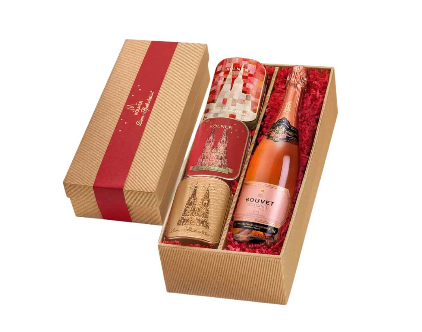 Geschenkkiste Domissimo Rot – Crémant Rosé