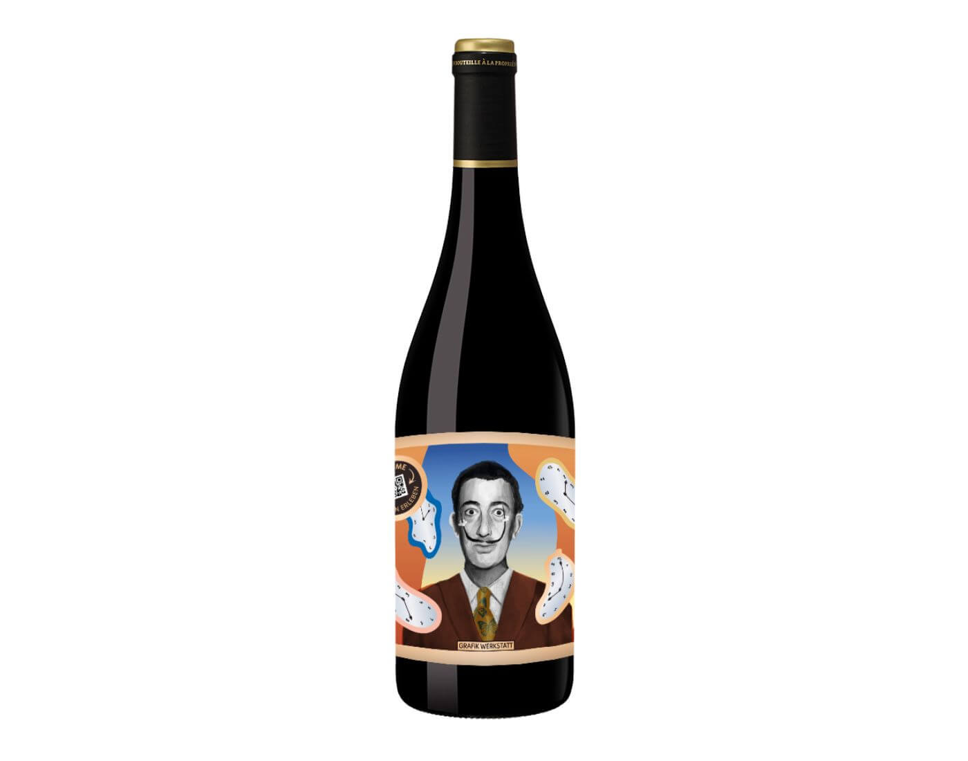 grafik-wein-dali-1 Rotwein 0,75l Salvador Dalí