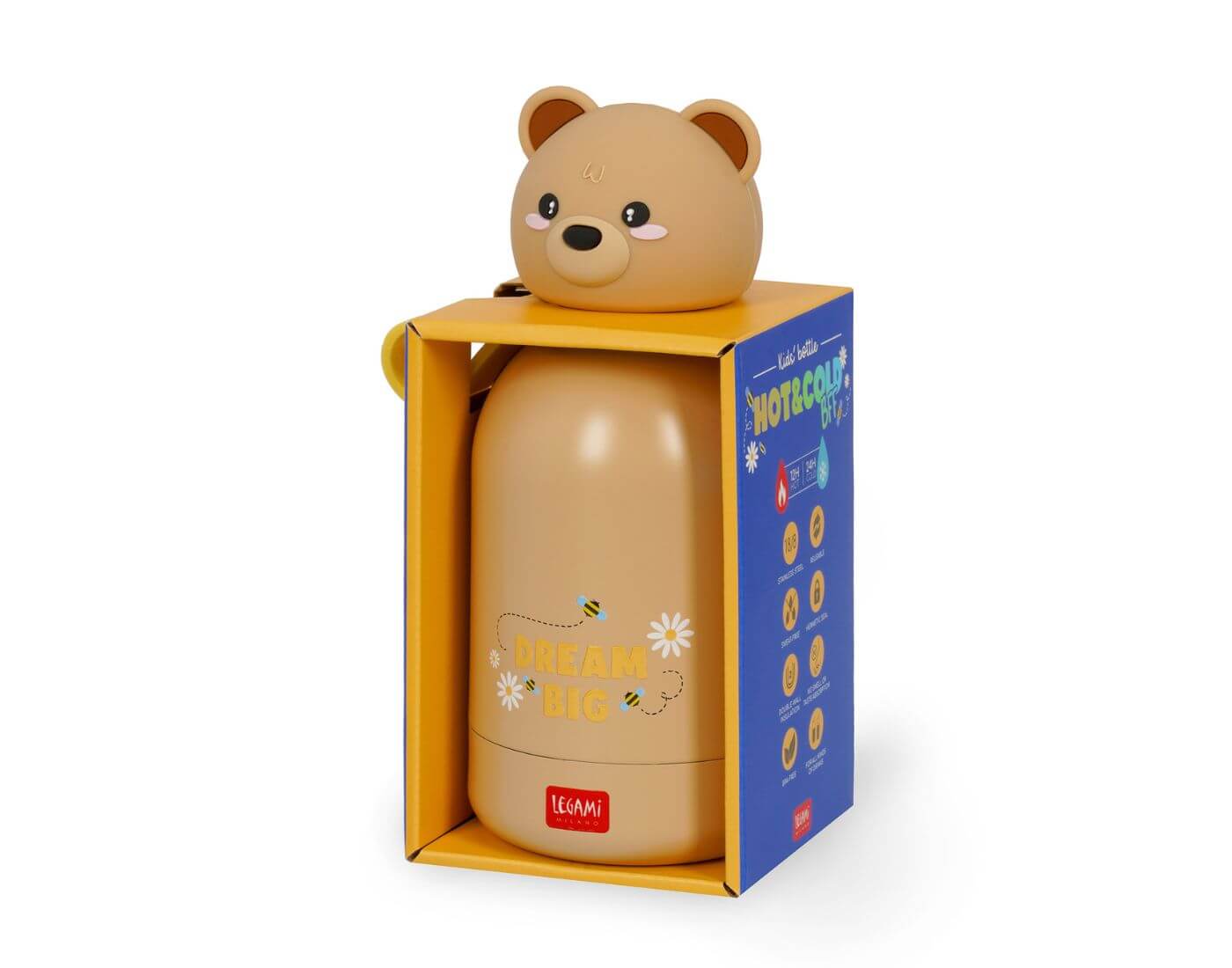 Thermosflasche für Kinder - Hot&Cold BFF - Teddy