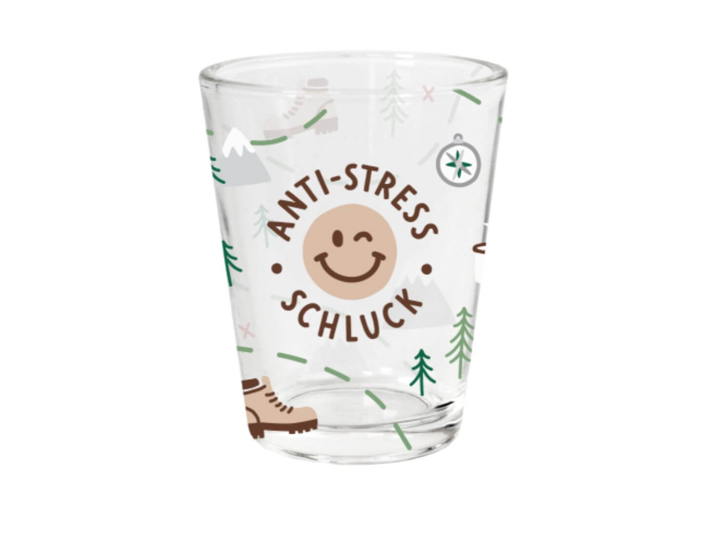 Schnapsglas Bergglück Anti-Stress-Schluck
