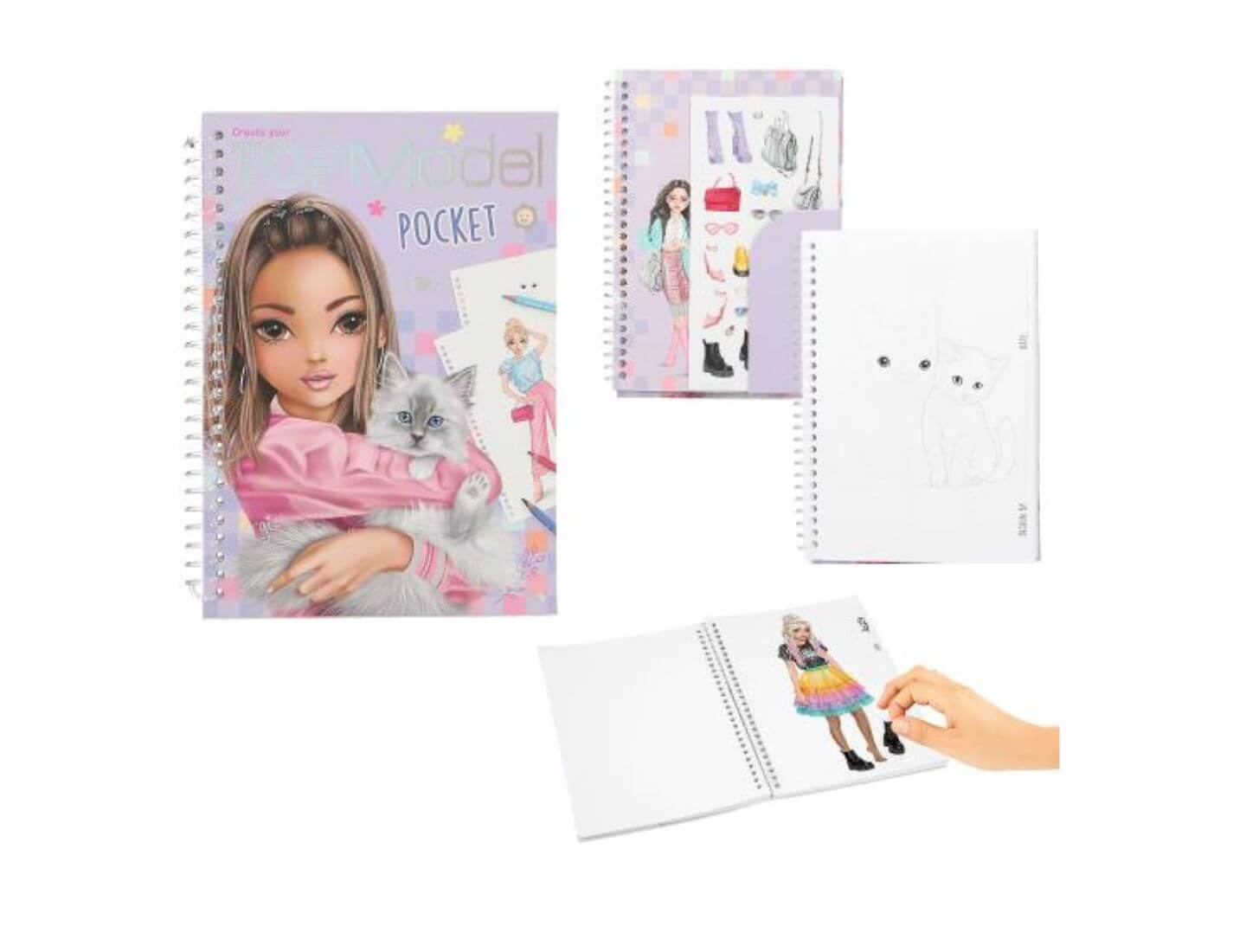 TOPModel Pocket Malbuch