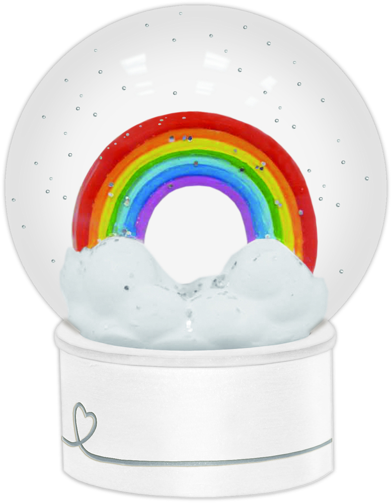4050003725093_1 Glitzer-Glaskugel Regenbogen
