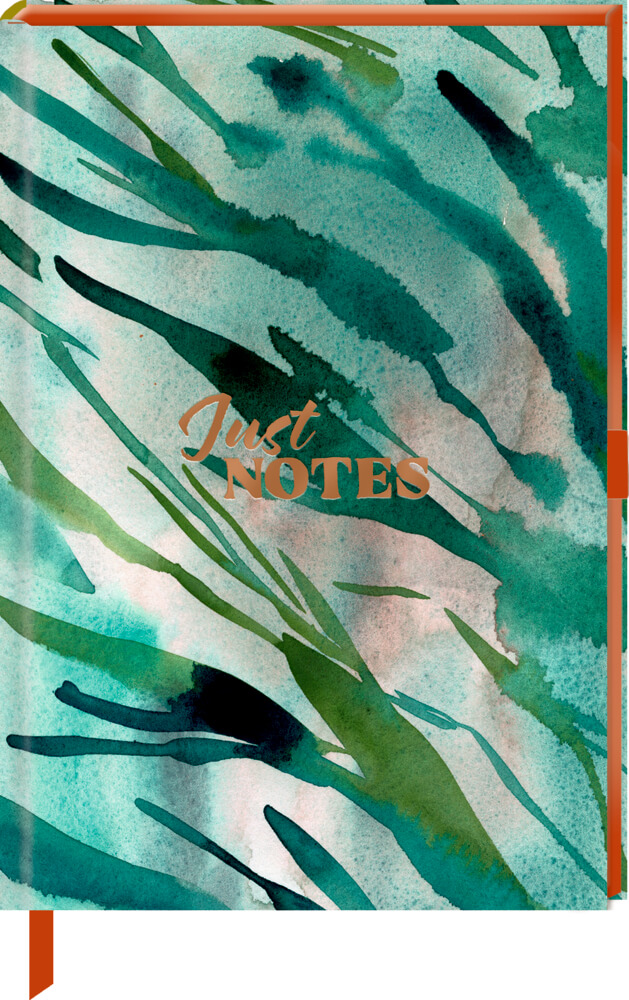 Notizbuch DIN A5: Just Notes (LEAVES), Liniert