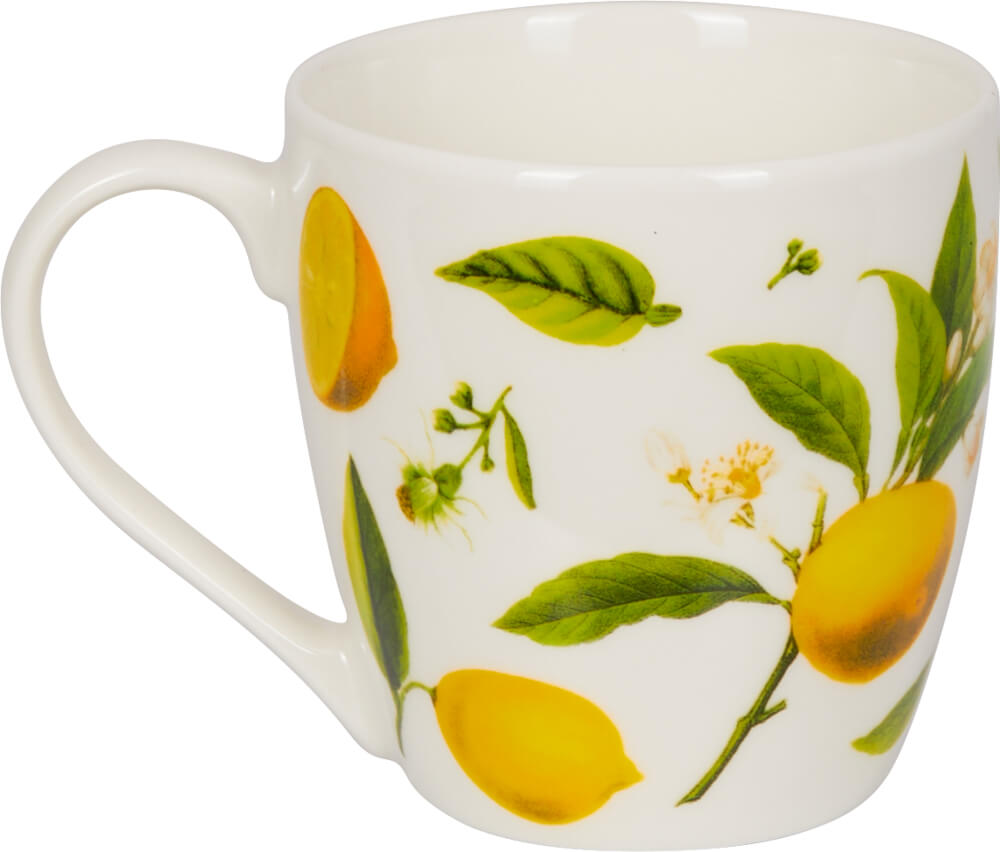 Porzellan-Tasse Zitronen - AUGUSTINA