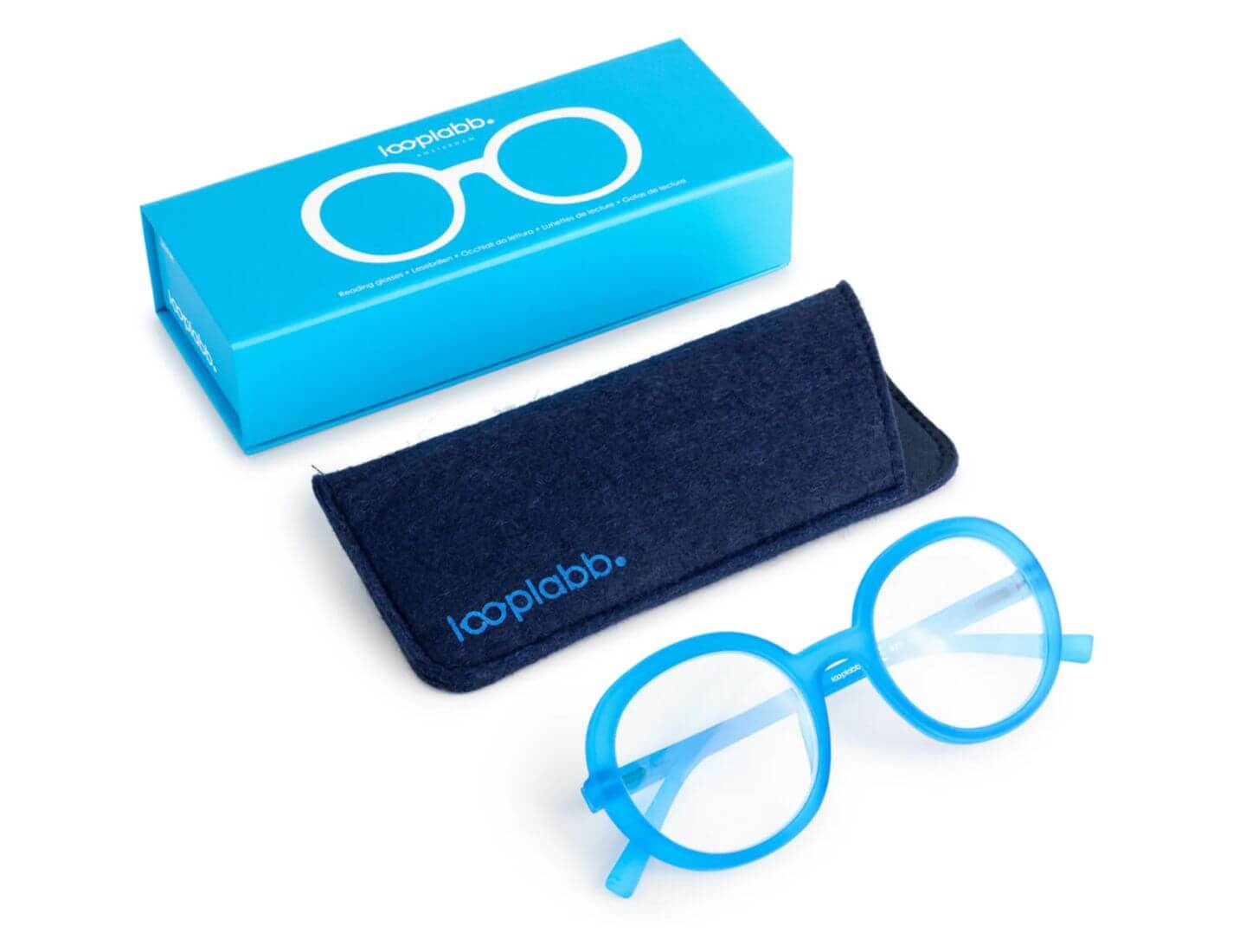 Lesebrille JANE - Neon Blau +1.0