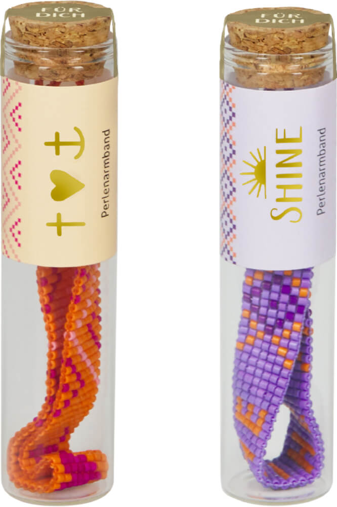 Perlenarmband im Glas (einzeln)