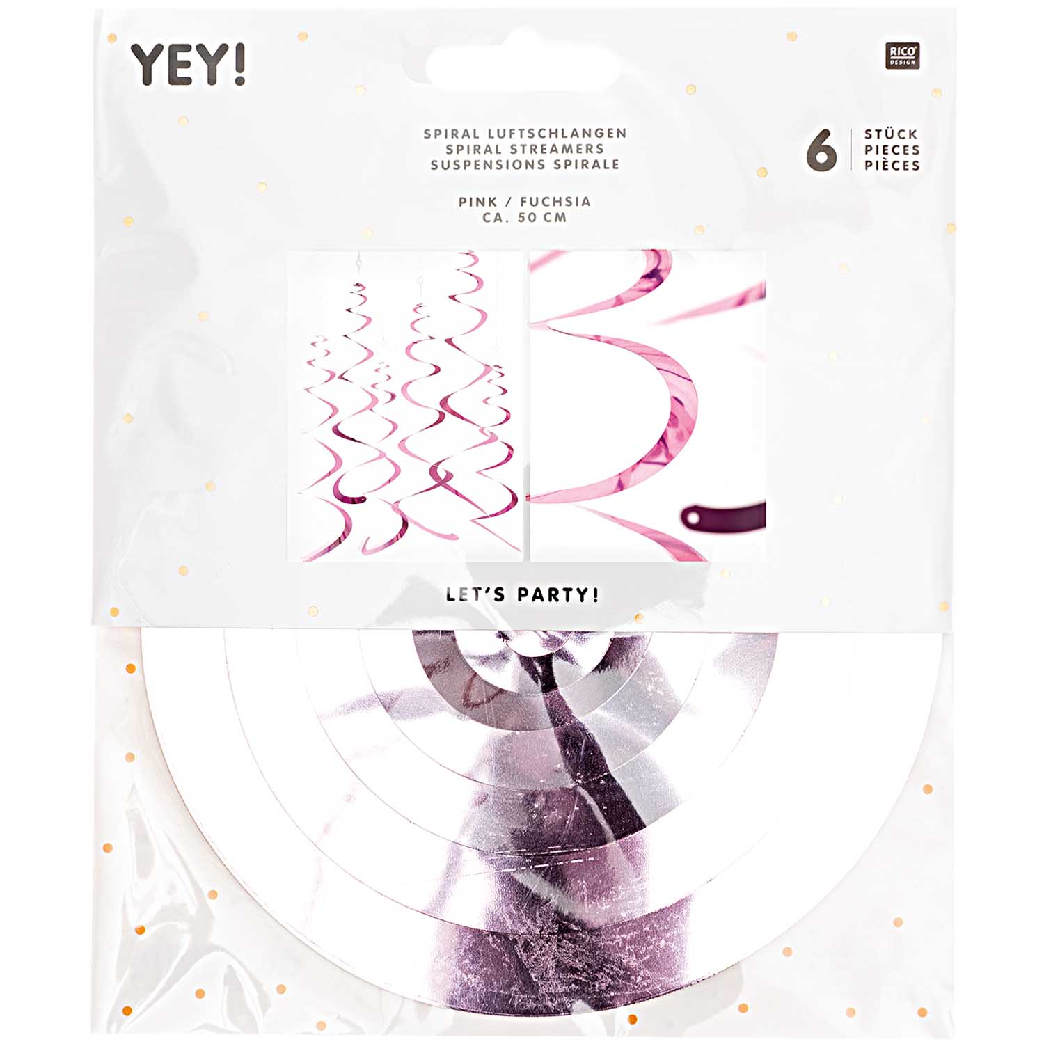Spiralluftschlangen lila YEY!
